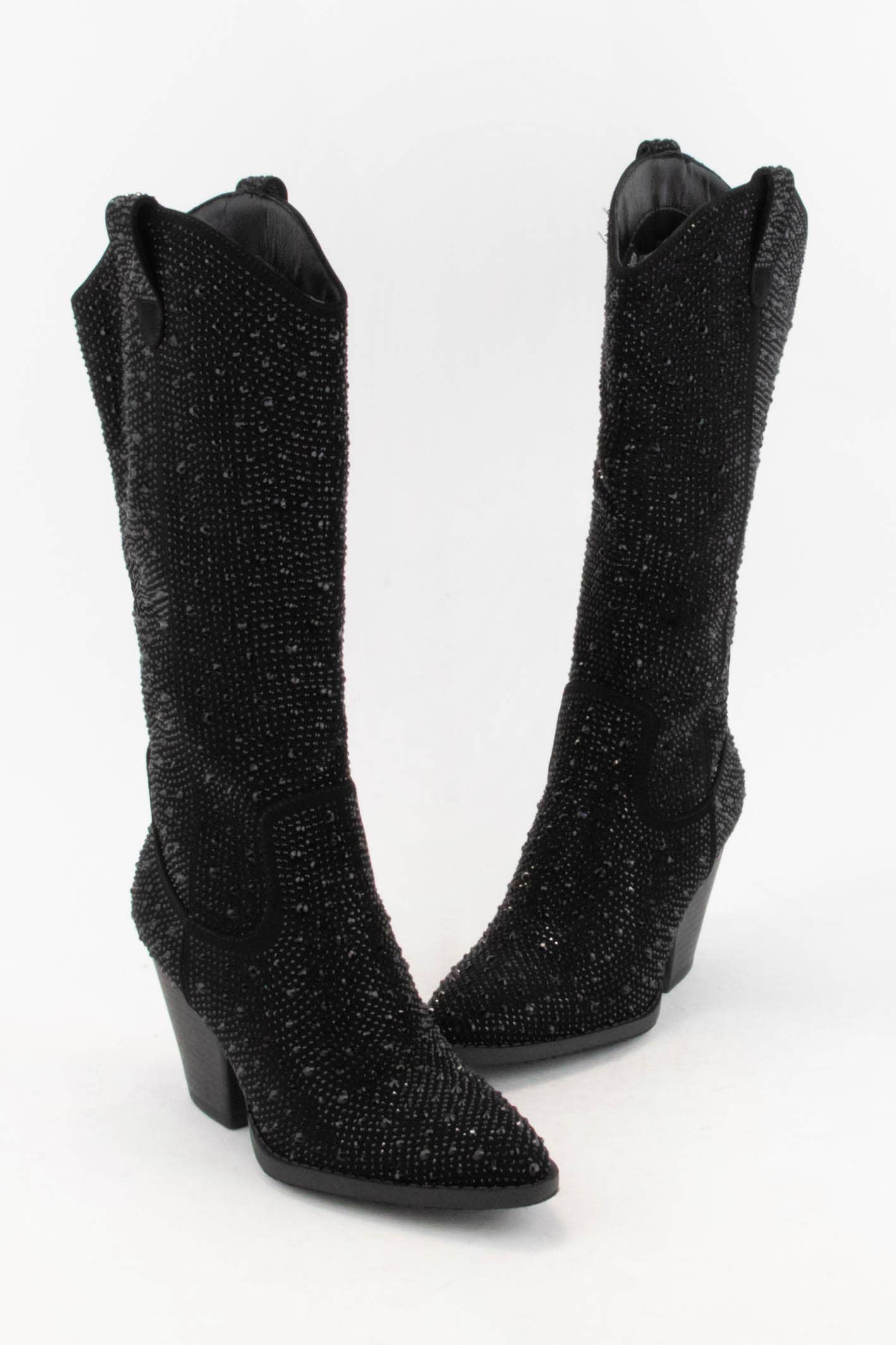 CCOCCI - Wholesale Cowboy Boots - Women's - RHINESTONE JEWELED MID-CALF GLAM WESTERN BOOTS4