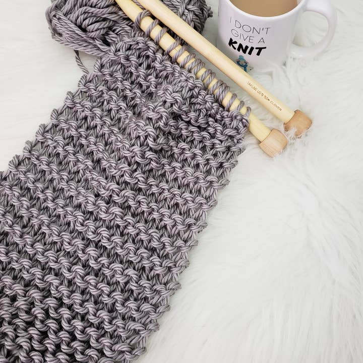 RamsGirl Design - Wholesale Knitting/Crochet Supplies - Chunky Scarf Beginner Knitting Kit6