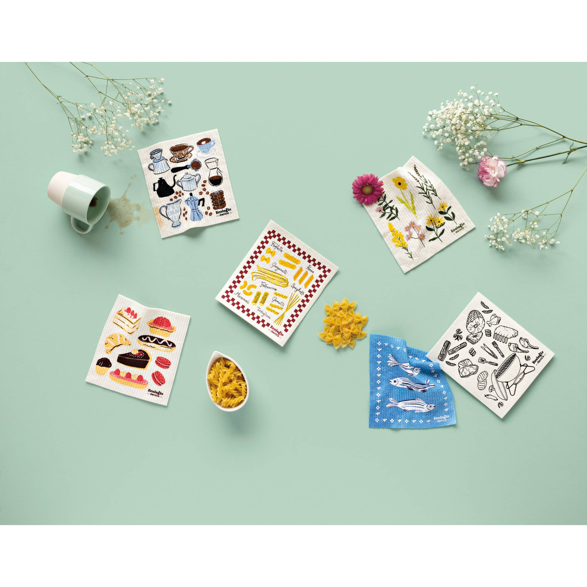 Danica Brands - Wholesale Dishcloth - Buona Pasta Swedish Dishcloth1