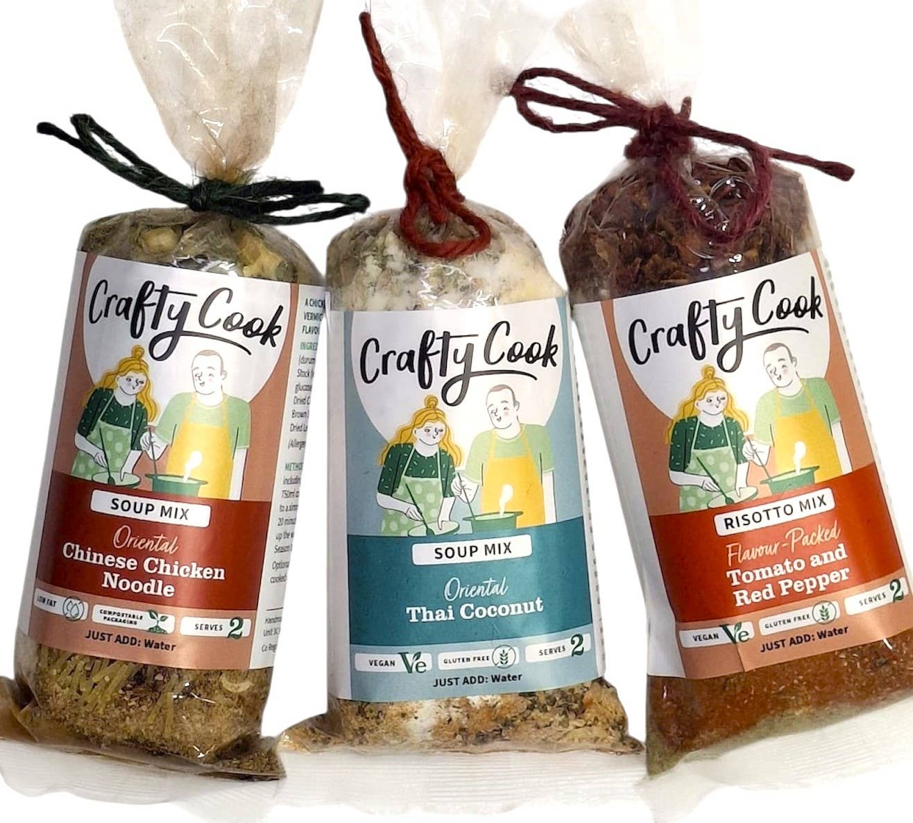 Crafty Cook by Kandy Kitchen Creations Ltd - Venta al por mayor Kit de cocina - Caja de 12 Selección Mixta de Mini Cajas Saladas2