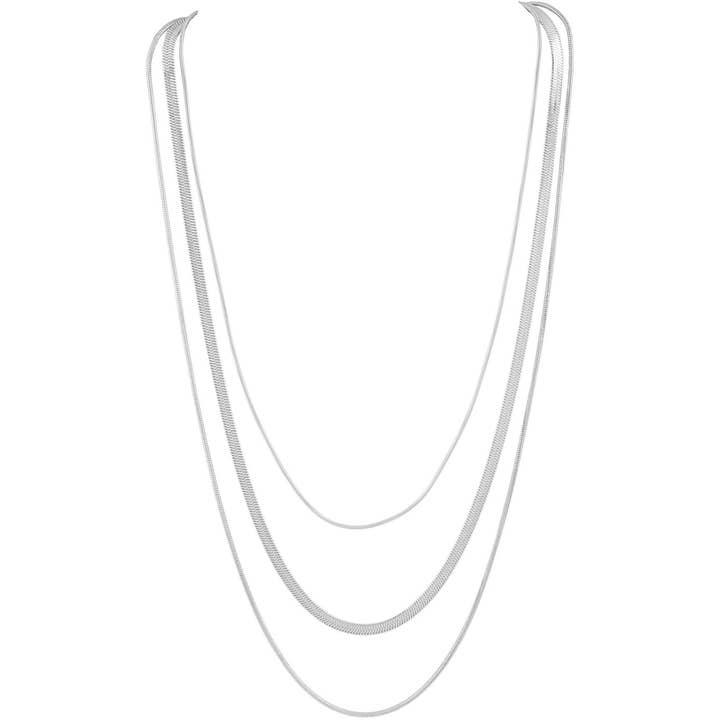 Sahira Jewelry Design - Wholesale Link & chain necklace - Rio Multi Chain2