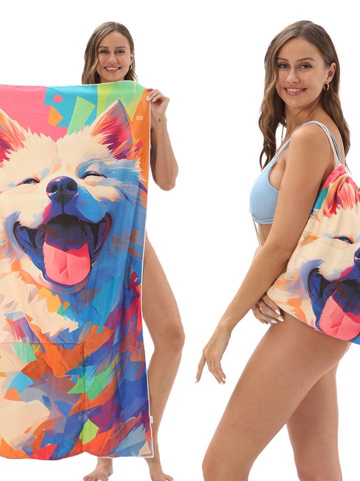 Sac à dos serviette de plage convertible 2 en 1 pour la vente par Miss Sparkling