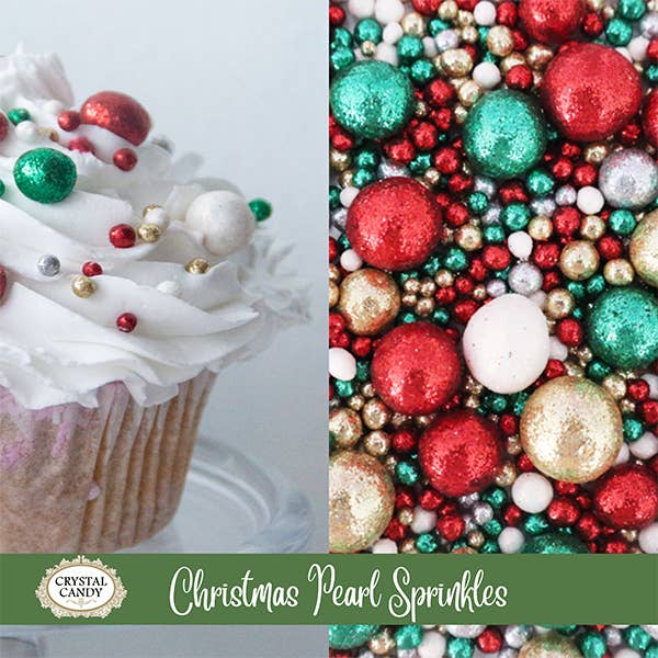 Crystal Candy Perfect Sprinkle - Christmas Pearl for wholesale by Crystal Candy Unique Cake Decorations