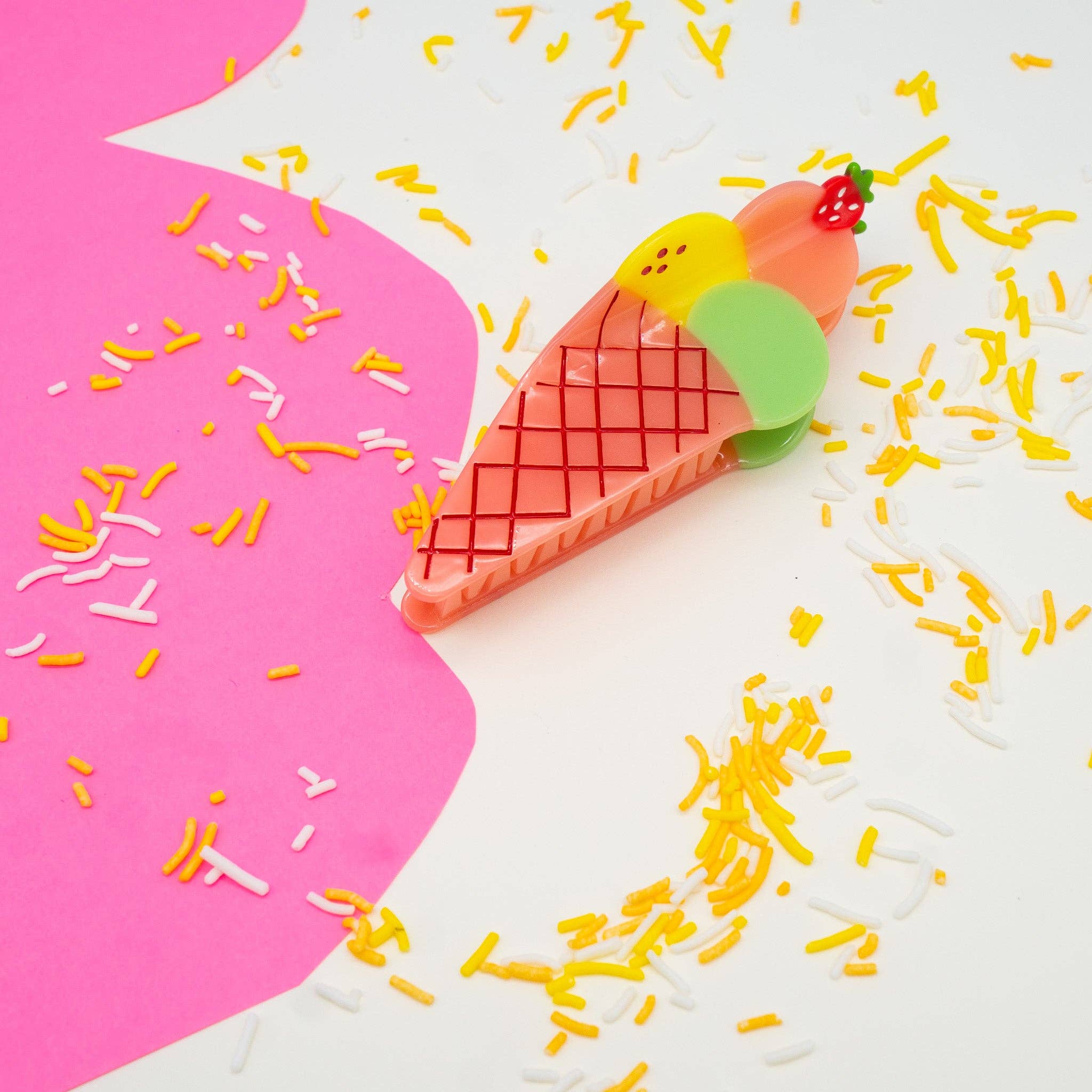 Khromophilia - Wholesale Hair Clip - Women's - Ice Cream Cone Bun Holder4