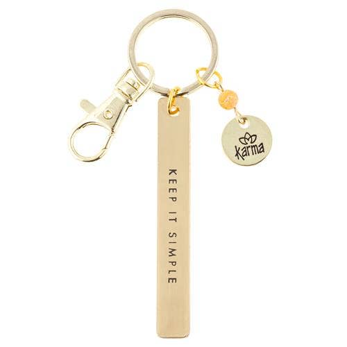 Karma - Wholesale Keychain - Women's - Sentiment Key Chain0