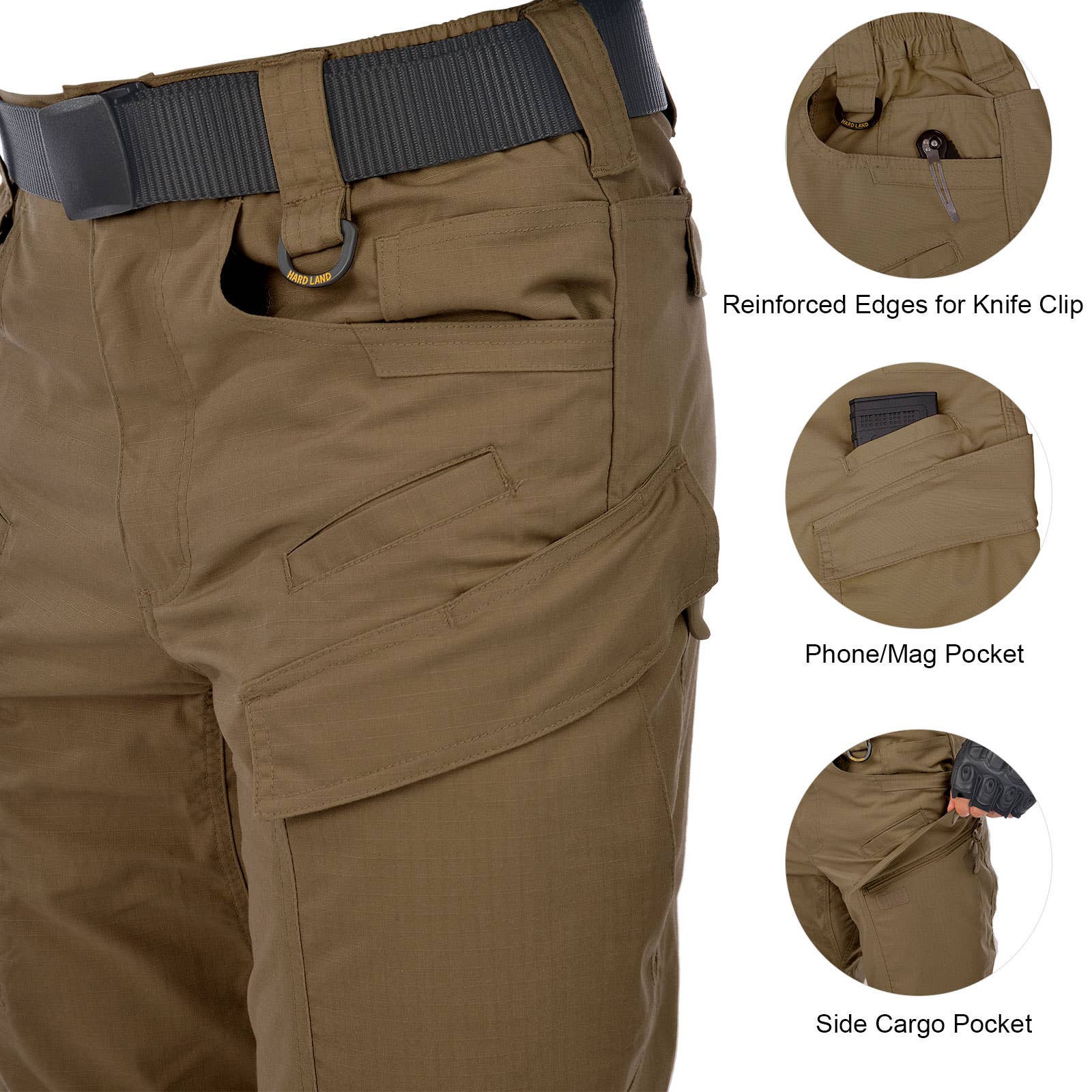 Qing Dao Lai Si Ma Te Fang Zhi You Xian Gong Si - Wholesale Pants - Men's - Men's Work Cargo Pants Ripstop 14 Pockets Water Resistant41