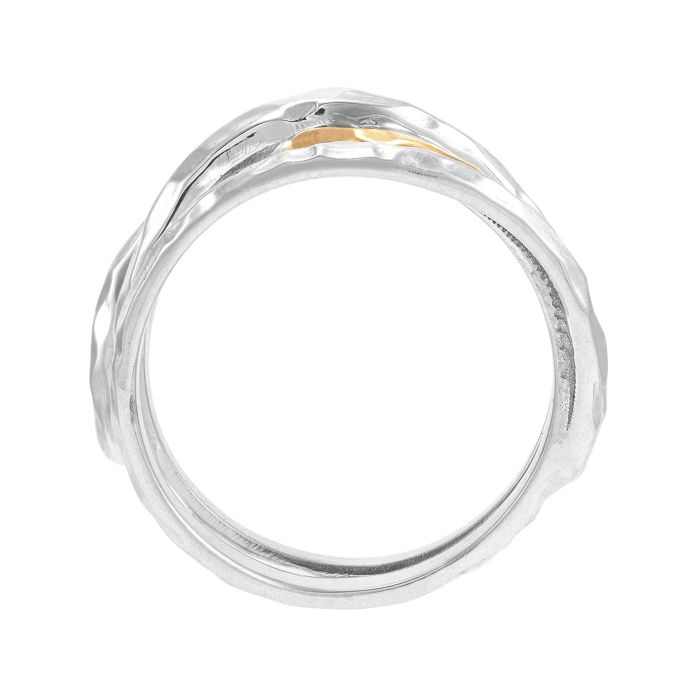 Silpada - Wholesale Band/Stacked Ring - Silpada 'Precious Style' Silver w 24K Gold Plating Ring2
