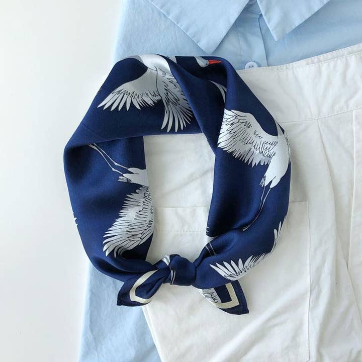 SueSilkHK - Wholesale Scarf - Women's - Japanese Vintage Silk Scarf/100% mulberry Silk Scarf/Silk head scarf/Silk hair scarf/Silk neck scarf/Silk bandana/Bag Accessory/Gift for her