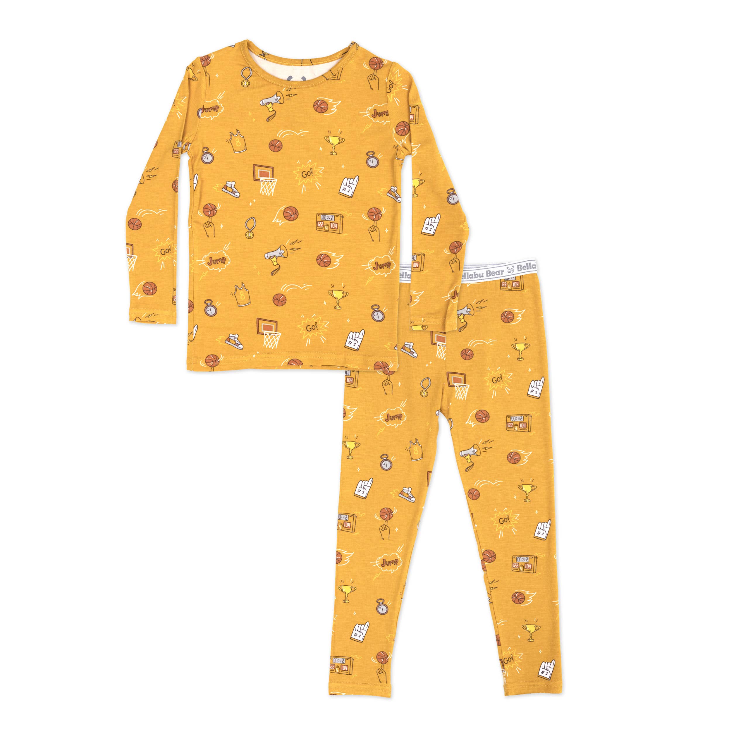 Bellabu Bear - Wholesale Sleepwear Set - Kids - Basketball Bamboo Kids Pajamas0