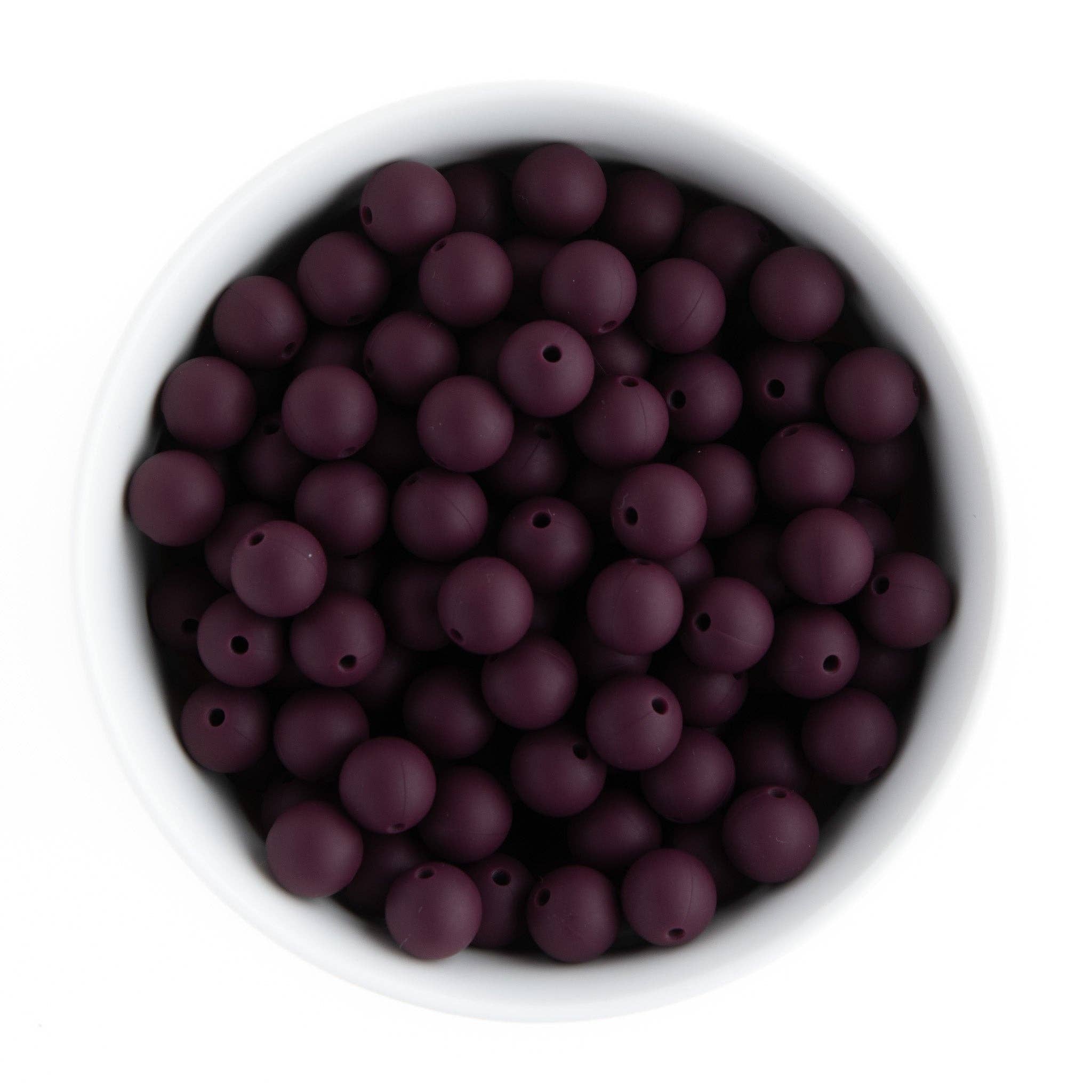 Cara & Co Silicone Craft Supply - Wholesale Beads - 12mm Round Silicone Beads52