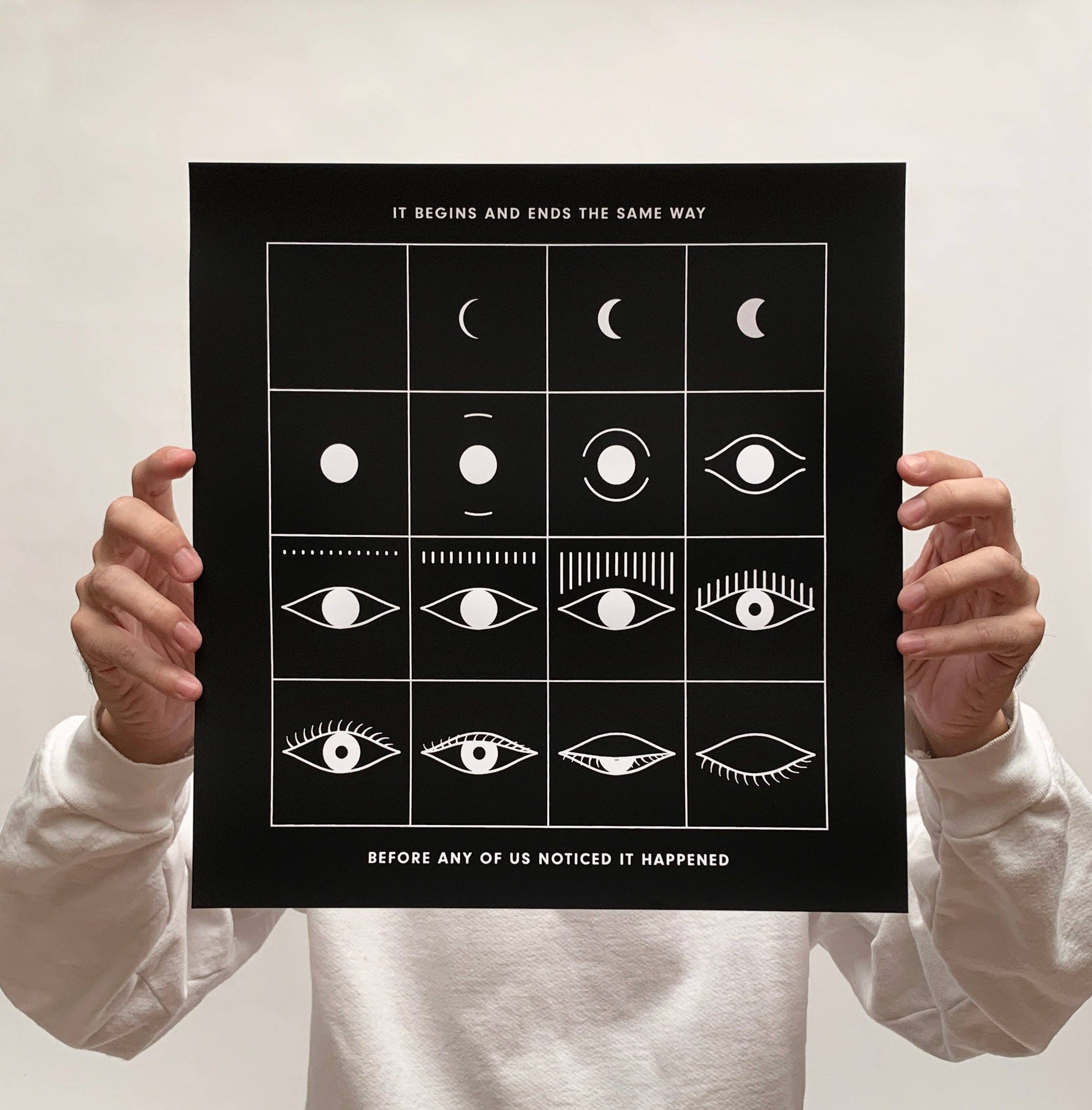 AMBIENT FRIEND - Wholesale Art Print - BEGINS & ENDS screen print3