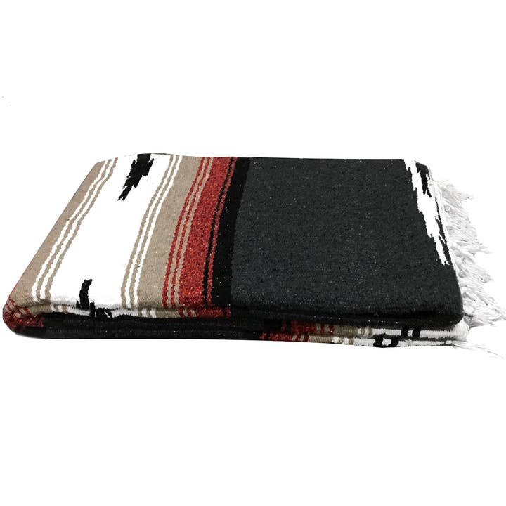 West Path - Wholesale Throw blanket - Black Baja Diamond Blanket2