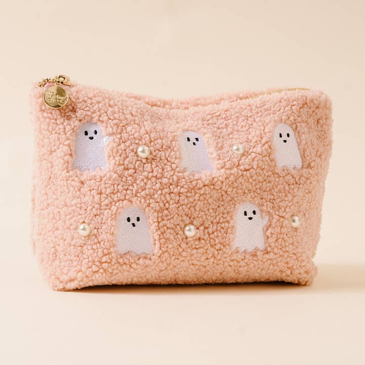 Teddy Pouch-Ghosts & Pearls for wholesale by The Darling Effect