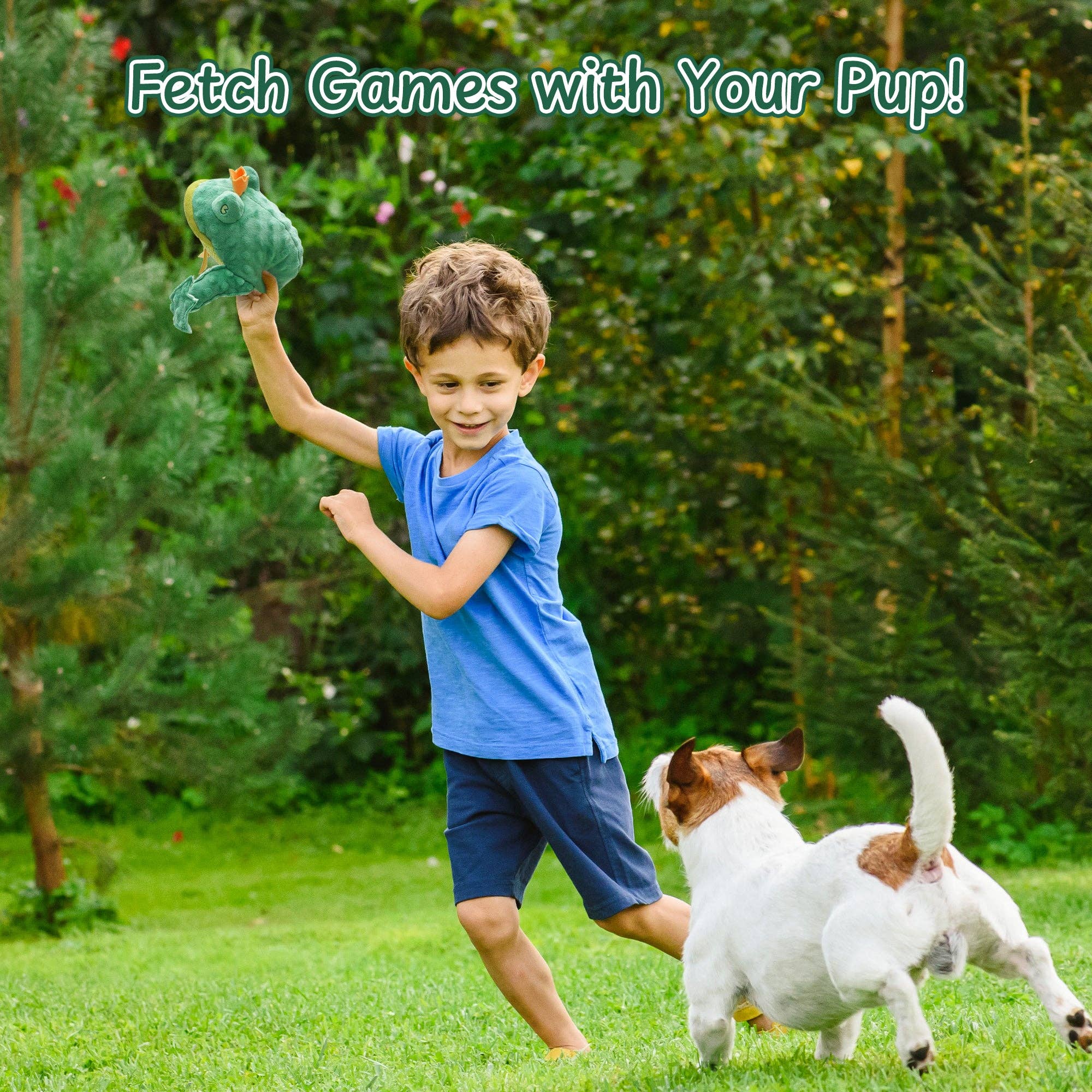 Nocciola - Wholesale Pet Plush Toy - Dog - Nocciola 2 in 1 Frog Prince Plush Dog Toy2