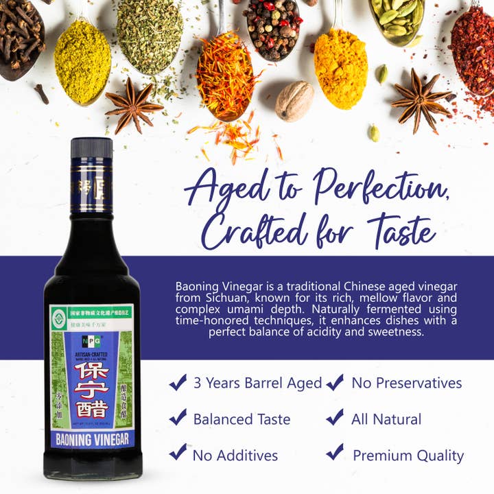 Natural Plus Green - Wholesale Azijn - NPG Baoning Vinegar Chinese zwarte azijn 16,9 Fl Oz