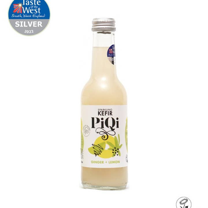 PiQi – Engroshandel Kombucha – Ingefær & citronvand Kefir (250 ml)