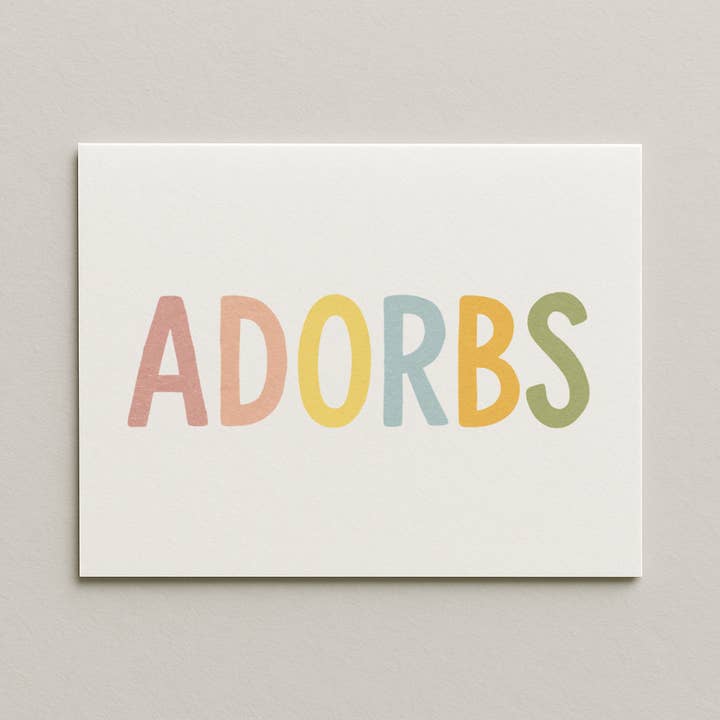 My Country Greetings - Wholesale Baby Card - Adorbs Cute Baby Card