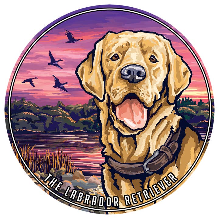 Sticker - Lab (Set of 6) Vinyl for wholesale by Desperate Enterprises