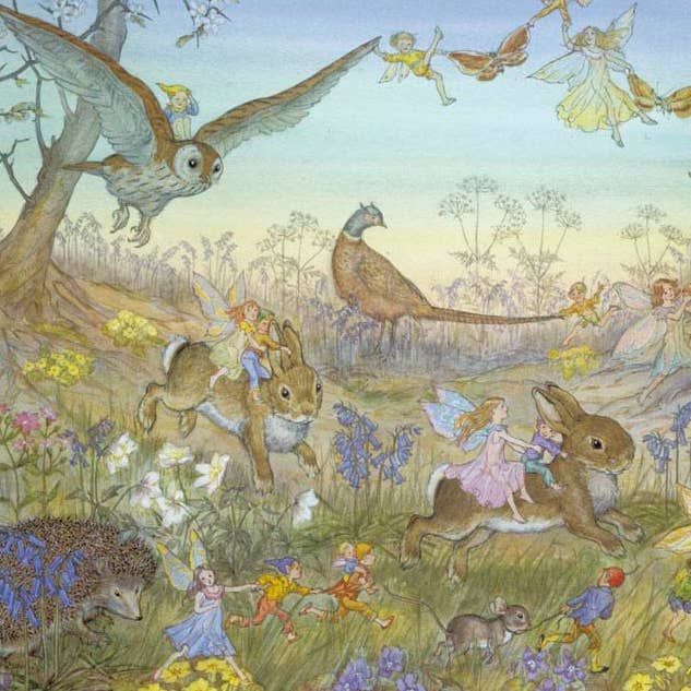 Fairy Time by Molly Brett - Children's Print for wholesale by Ganymed Press