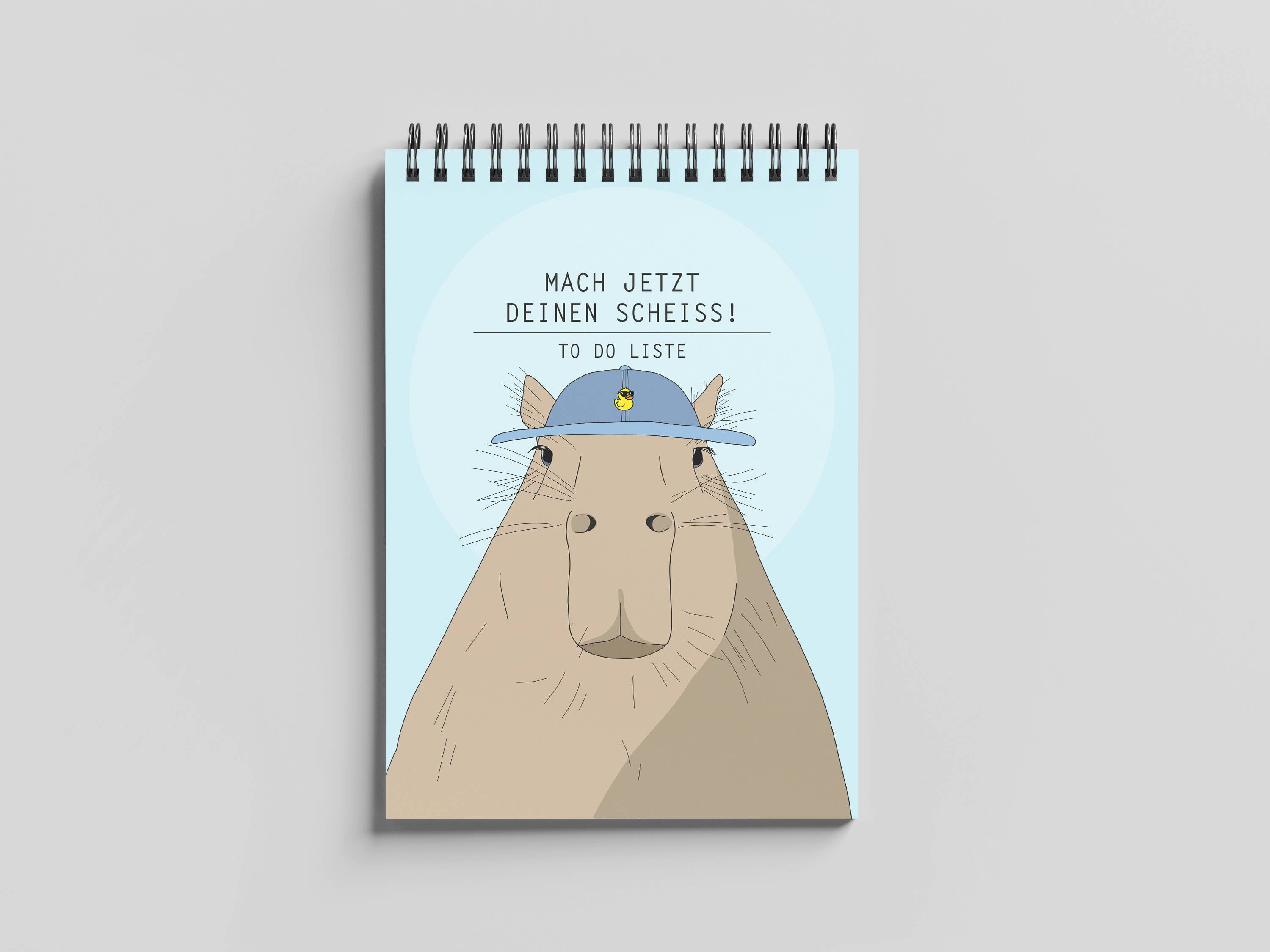 Rotberta - Wholesale Notepad - To Do List DIN A6, Ring Binding, Capybara4