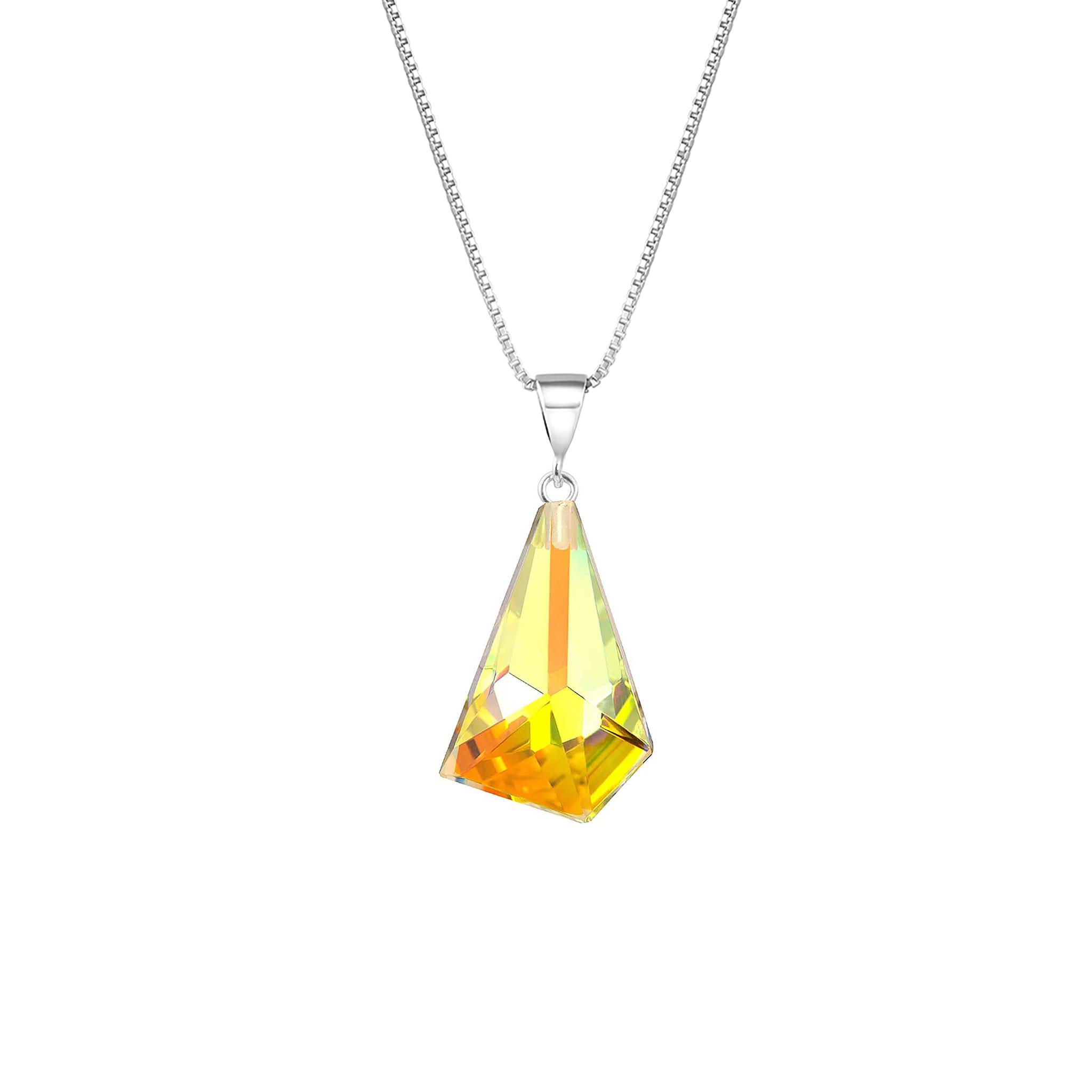 LeightWorks - Aurora Crystal Jewelry - Wholesale Pendant/Charm Necklace - Small Glacier Pendant5