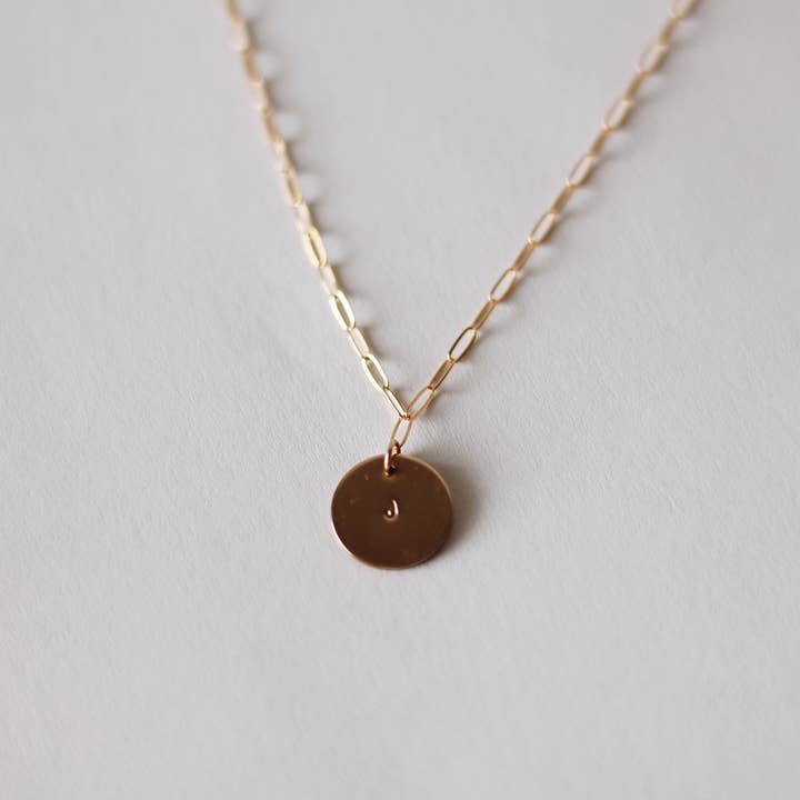 Colar inicial grande por atacado de SolidWerks