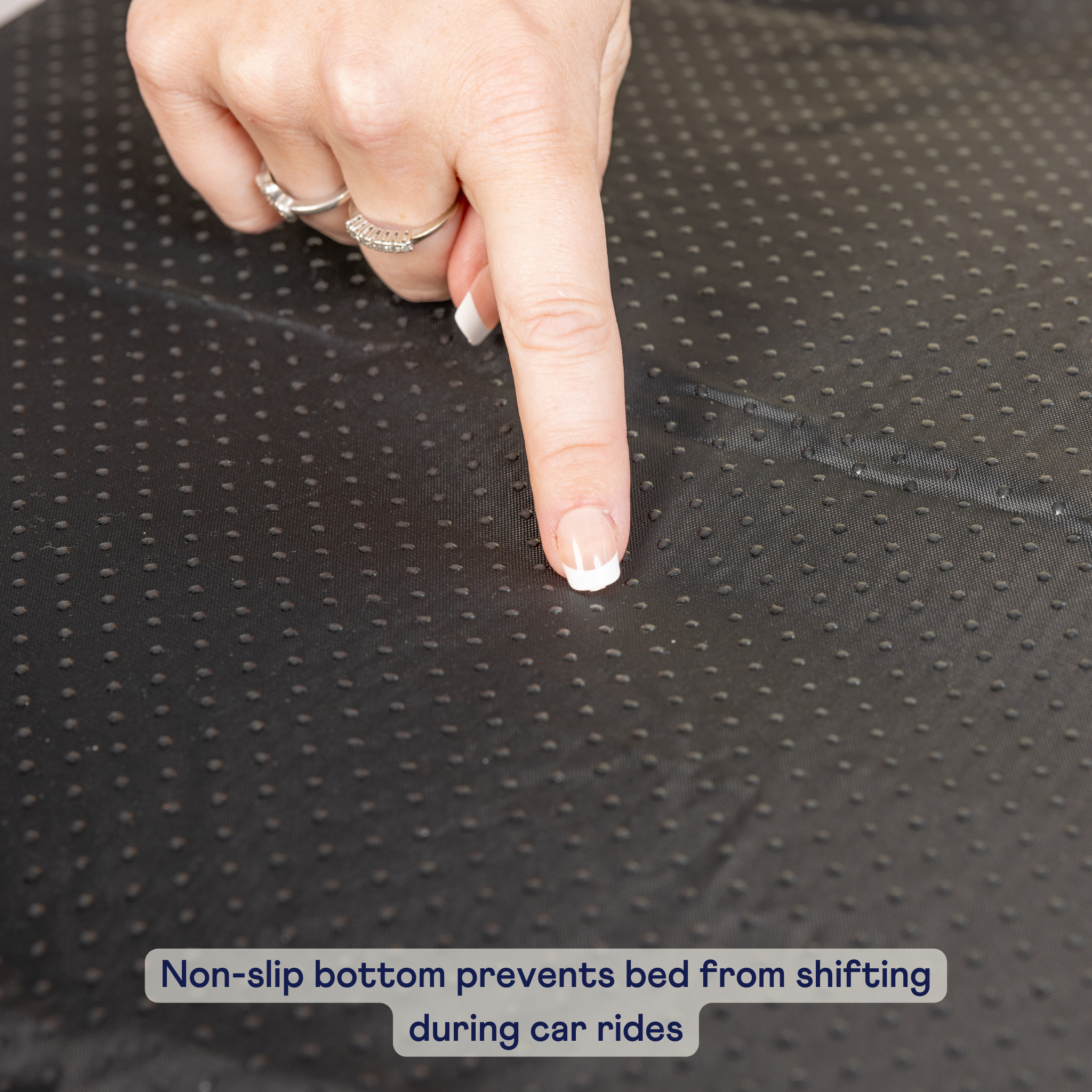 Paw Brands - Wholesale Pet Bed - Dog - PupProtector™ Faux Leather Memory Foam Dog Car Bed -  Black5