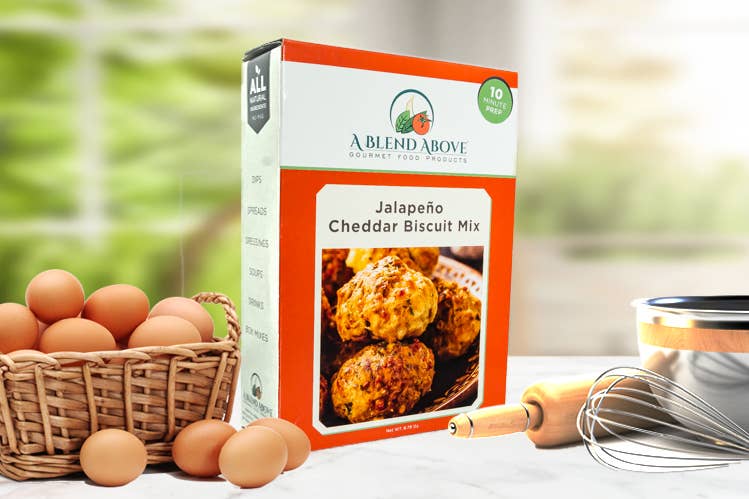 A Blend Above - Wholesale Biscuit Mix - Jalapeno Cheddar Biscuit Mix1