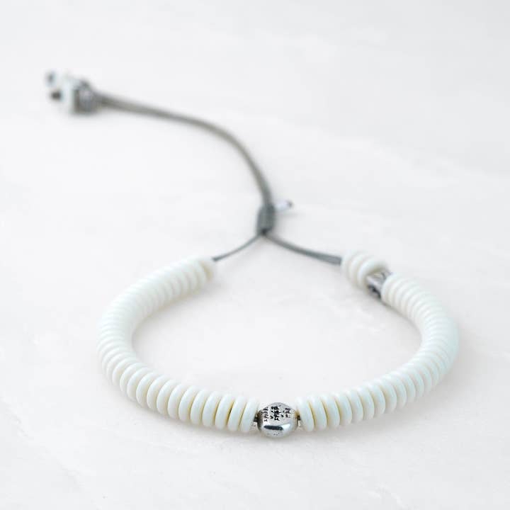 MOSO Bracelet - Resin - Silver for wholesale by Roseparo