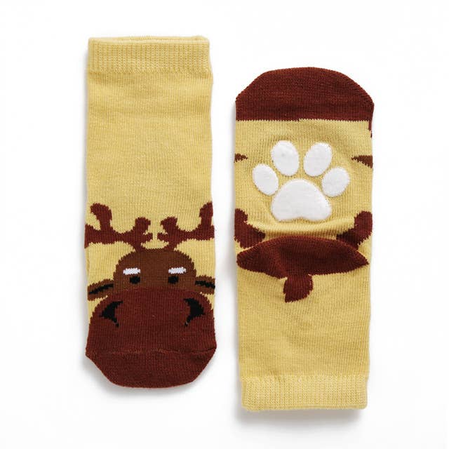 Mustard Moose Zoo Socks Baby Animal Socks for wholesale on Faire