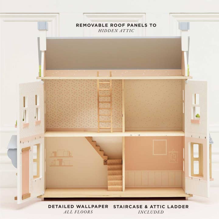 Le Toy Van, Inc. - Wholesale Doll - Kids - Mayberry Manor Wooden Dolls House