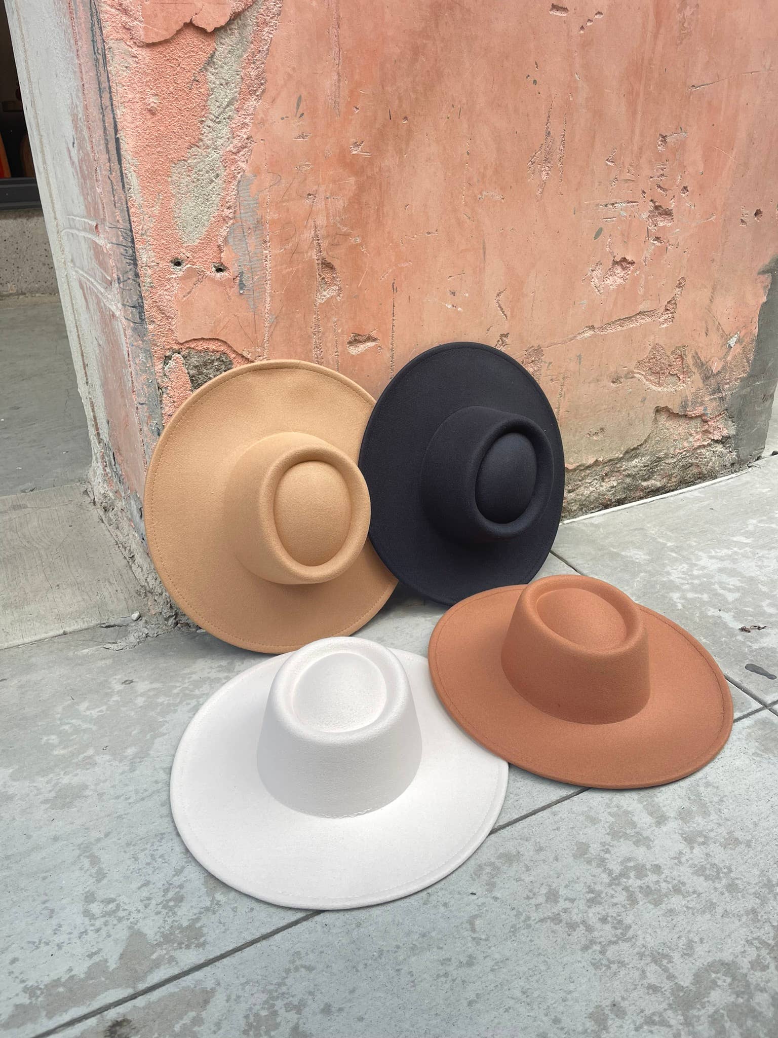 Wholesale Floppy Hats - Wide Brim Felt Hat for Women