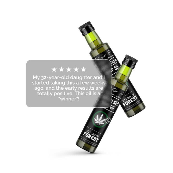 Forest Super Foods – wholesale Oral supplement/vitamin – Unfiltered Hemp Seed Oil