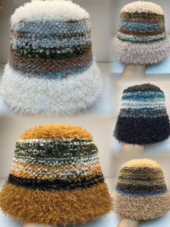 assortiment multicolore Beau chapeau en laine pour femme, taille unique, haute qualité en vente sur Faire1