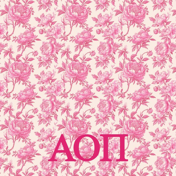 Over The Moon Greek - Wholesale Throw Blanket - Sorority Floral Minky Blanket2