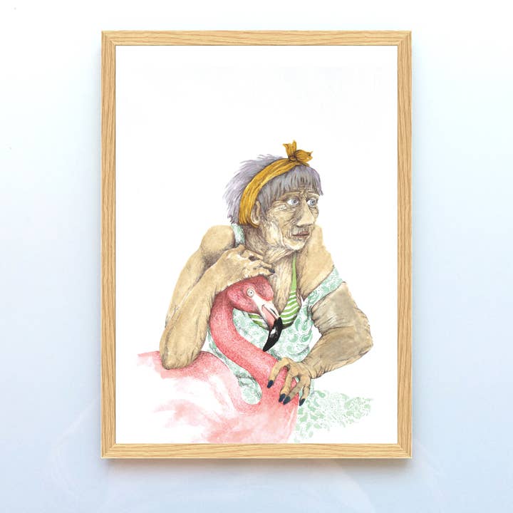 Flamingo Lady for wholesale by Løfberg og Noack