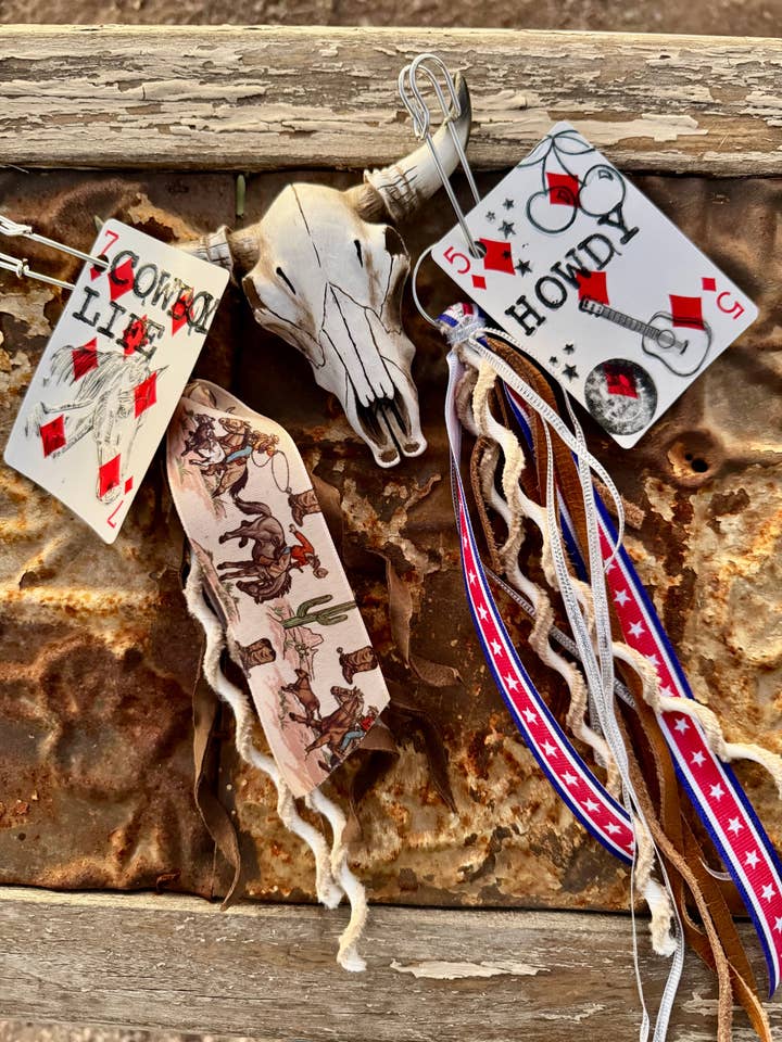 Porte-clés Western/Porte-clés Frange/Accessoire de Sac à Main/Clés de Cowgirl pour la vente par Wild Hancock Creations