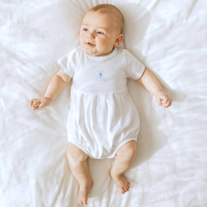 My Teddy Bubble - Light Blue for wholesale by Magnolia Baby