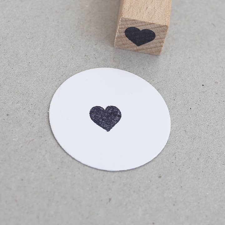 Meissa print - Wholesale Rubber/decorative stamp - Mini Rubber Stamp | Heart