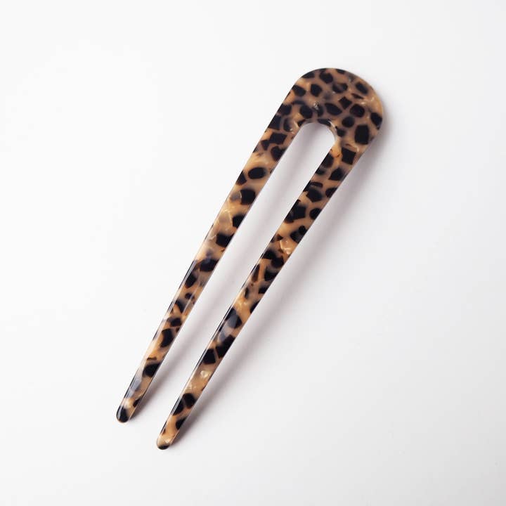Karamell Acetate Resin French Hair Pin for wholesale by Custom Made