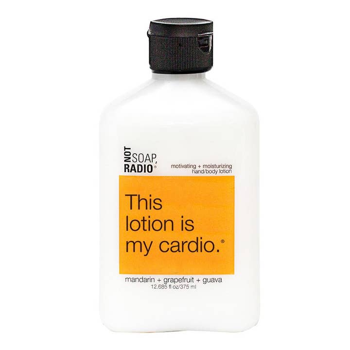 This lotion is my cardio for wholesale by Not Soap, Radio
