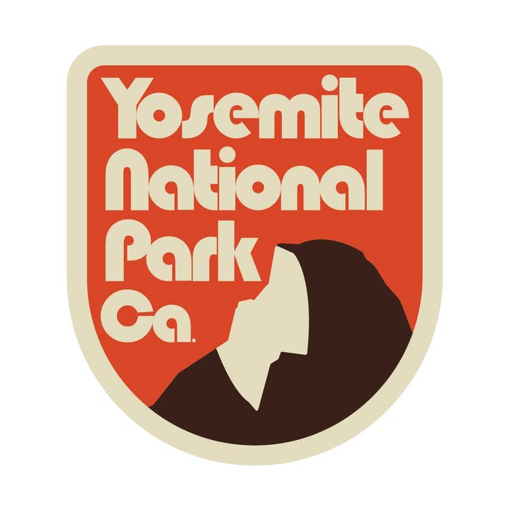 Yosemite National Park | Half Dome Retro for wholesale by Adventure Responsibly