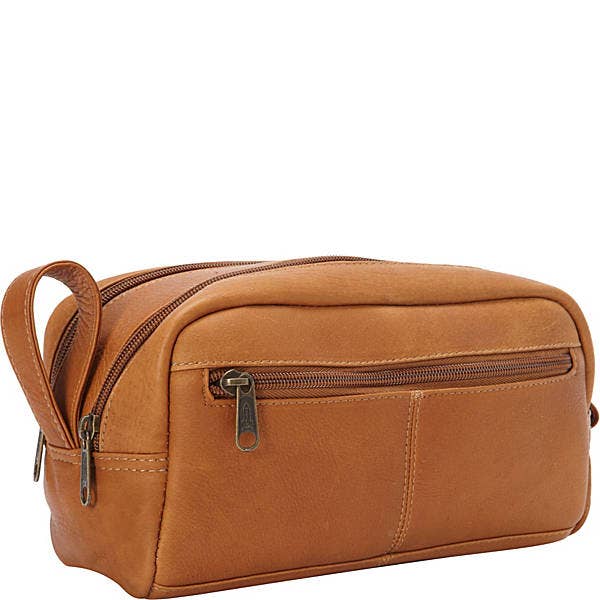 Charlie Leather - Wholesale Toiletry Bag - Men's - Amadeo Small Dop Kit