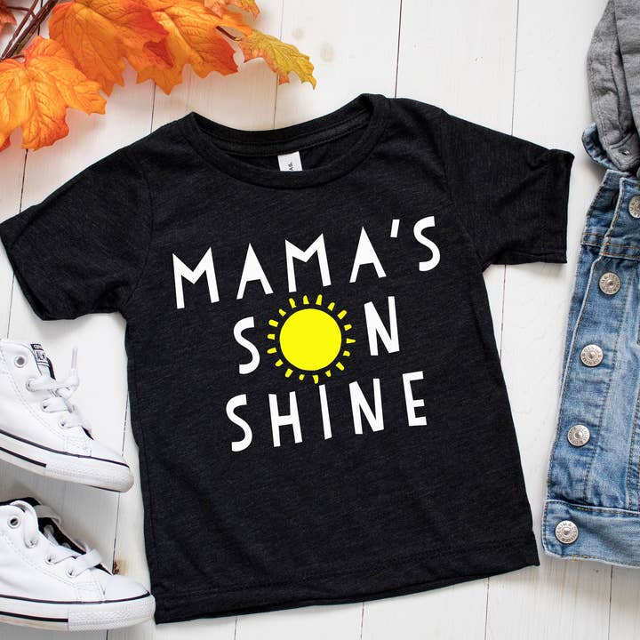 Mama's Son Shine T-Shirt or Baseball Tee for wholesale by Sonrise State