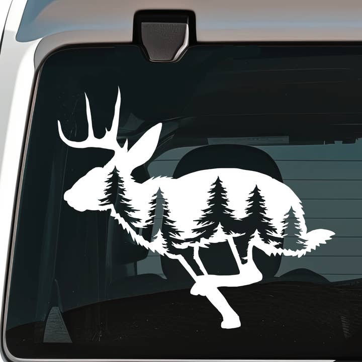 Jackalope Vinyl Decal for Car Window, Water Bottle or Laptop for wholesale by Hive Decals