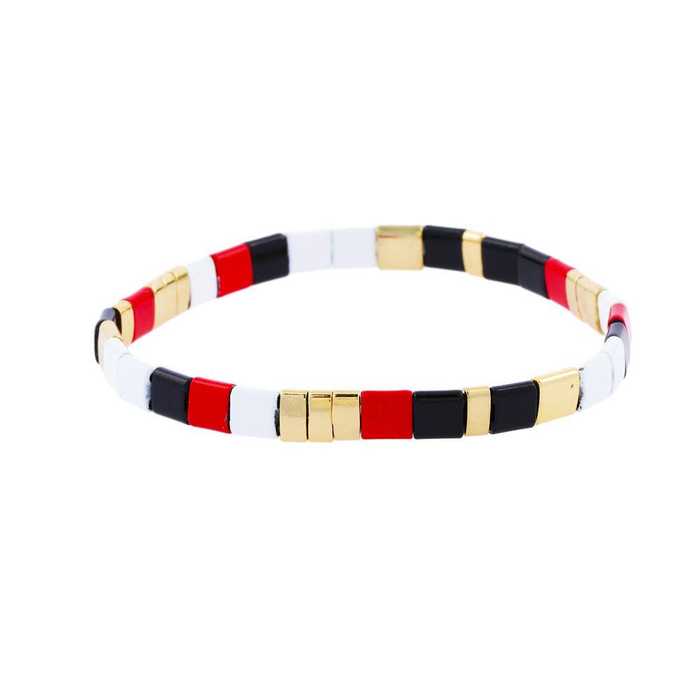 Mio Queena – Engroshandel Perlearmbånd – 5 mm TILA perle armbånd med elastik - BJ11