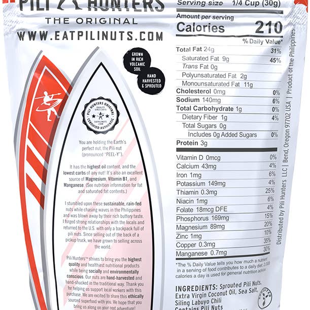 Pili Hunters - Wholesale Nuts - Pili Hunters Spicy Chili Pili Nuts (5oz)1