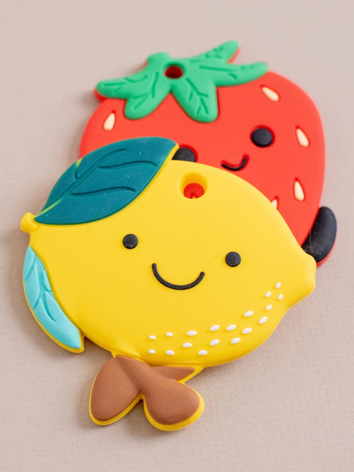 Mordedor de silicona limón para venta al por mayor de Three Hearts & Co./EMO & CO.