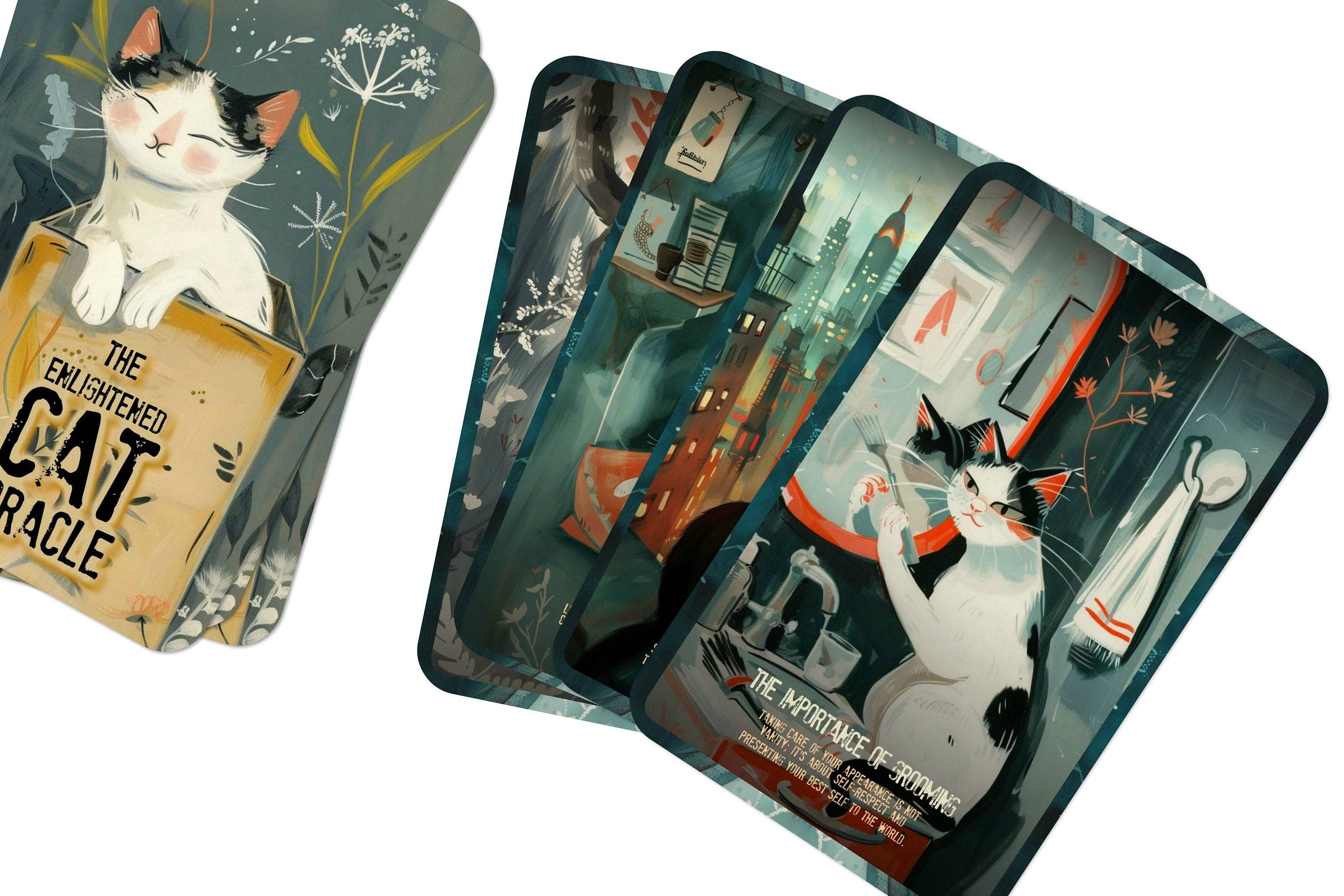 IBIZA TAROT - Vendita all'ingrosso Tarocchi - L'Oracolo del Gatto Illuminato: Intuizioni Purrcettive3