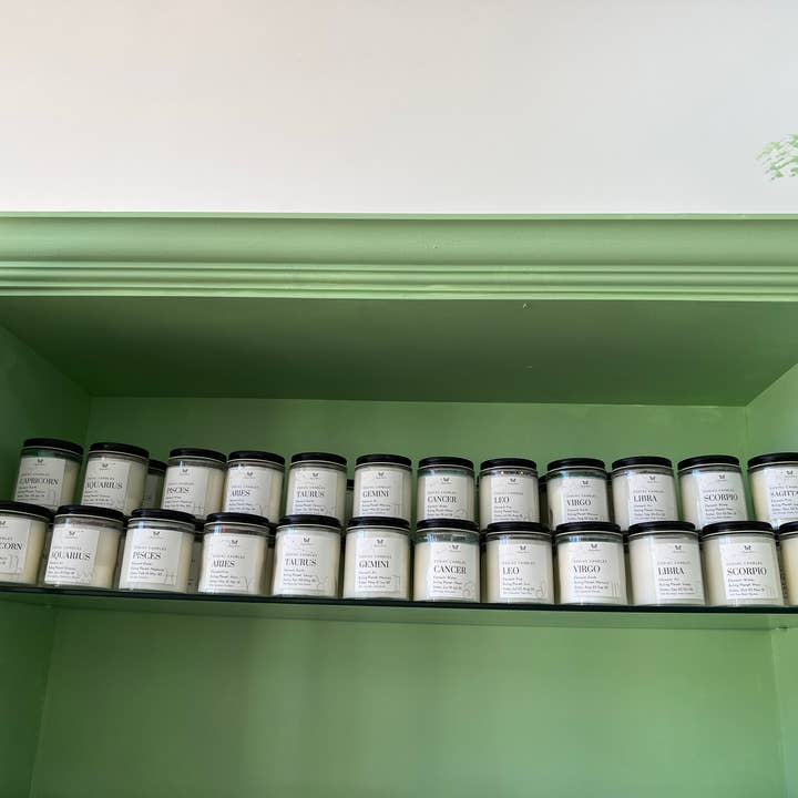 Element Apothecary – wholesale Burkljus – Zodiac astrologi Crystal avsikt ljus uppsättning 126